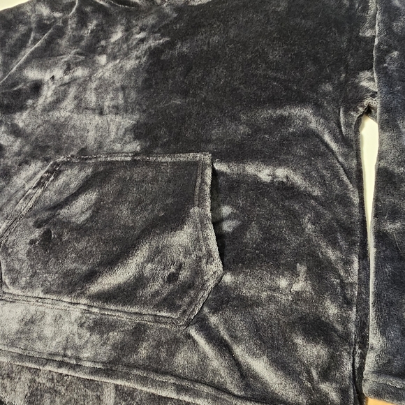 Champion Velour Fuzzy Sweatshirt Pullover Hoodie Size XL - Picture 2 of 10